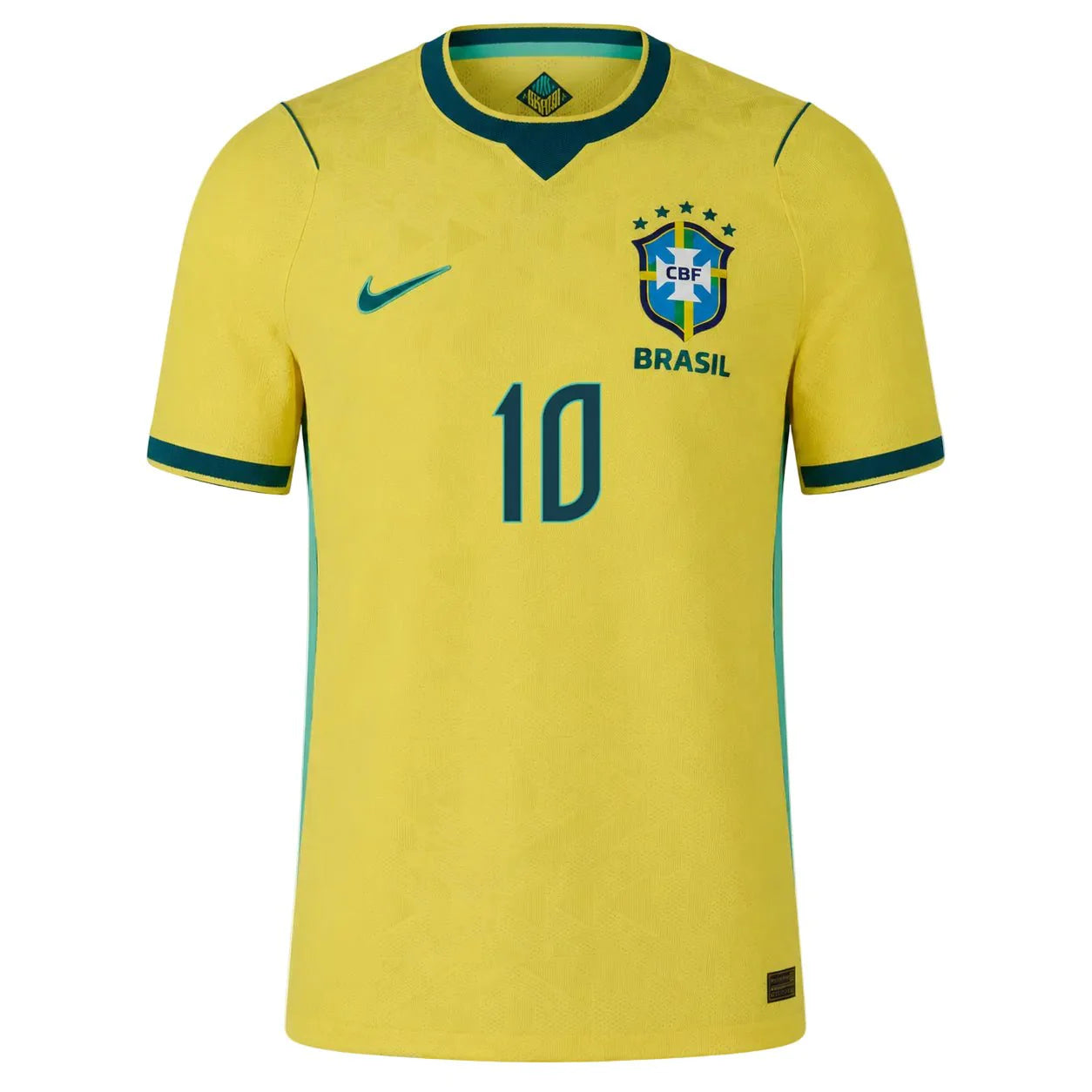 2026 World Cup Neymar Jr. Brazil Soccer Jersey Player Version  Match Version - No.10 Home Yellow and Away Blue