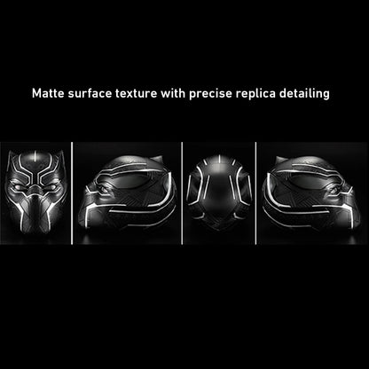 1:1 Collectible Wearable Black Panther Helmet w/Eye Lights Touch Control System