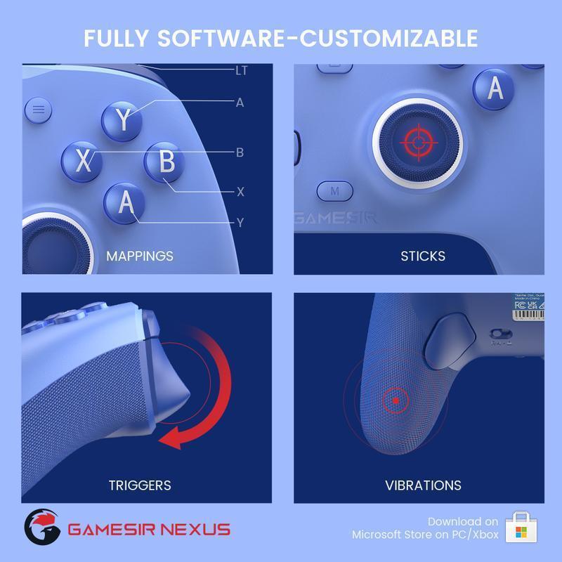 GameSir G7 SE Multi-Color Wired Controller, Precision Gamepad for Xbox Series X|S, Xbox One & Windows 10/11 with Hall Effect Joysticks