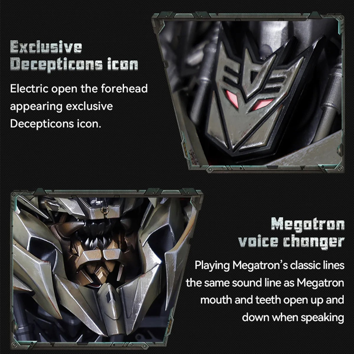 Transformers Megatron Wearable Helmet Collectible Edition with Talking Voice Changer