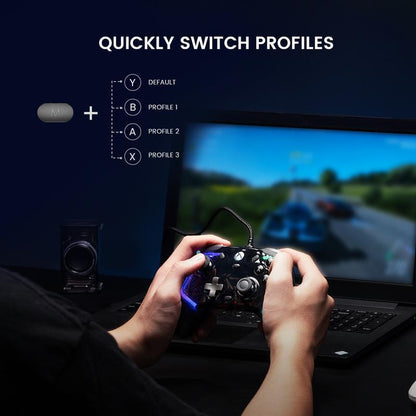 GameSir Kaleid Wired RGB Controller for Xbox Series X|S, Xbox One, Windows 10/11 & Steam Ultimate Anti-Drift Gamepad with Precision Hall Effect Sticks