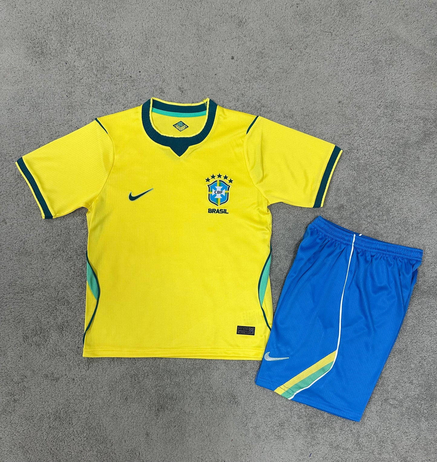 Brazil 2026 World Cup Kids' Jersey/Camisa Infantil do Brasil para a Copa do Mundo de 2026