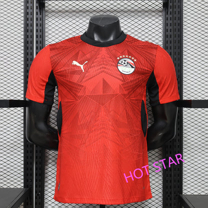 2026 World Cup Mohamed Salah Egypt Soccer Jersey Player Version  Match Version - No. 10 Home Red and Away White