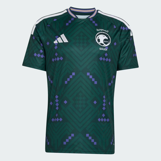 2026 World Cup Saudi Arabia Soccer Jersey Player Version  Match Version - Home Green and Away White