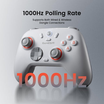 GameSir Nova 2 Lite Wireless PC Controller with Hall Effect Joysticks & Triggers, 2.4G & Wired 1000Hz Polling Rate, Remappable Buttons - Compatible with PC/Switch/Steam/Android