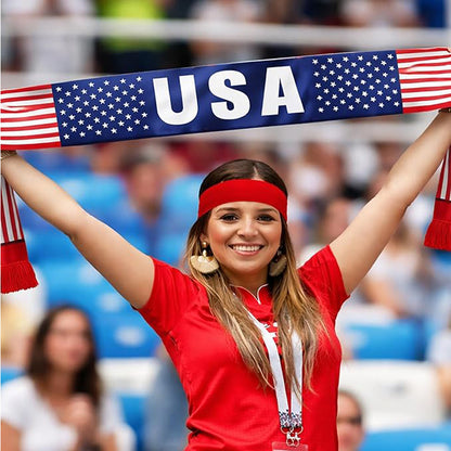 6pcs Set The 2026 American Celebration,USA World Cup Fan Kit,Complete Soccer Cheer Accessories Set