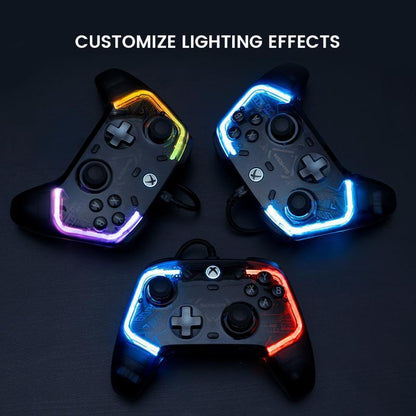 GameSir Kaleid Wired RGB Controller for Xbox Series X|S, Xbox One, Windows 10/11 & Steam Ultimate Anti-Drift Gamepad with Precision Hall Effect Sticks
