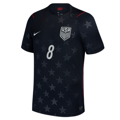 2026 World Cup Weston McKennie USA Soccer Jersey Player Version  Match Version - No. 8 Home Red&White and Away Black