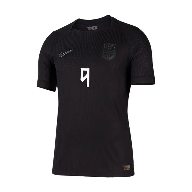 2026 World Cup Haaland Norway Soccer Jersey Player Version  Match Version - No.9 Home Red and Away Black