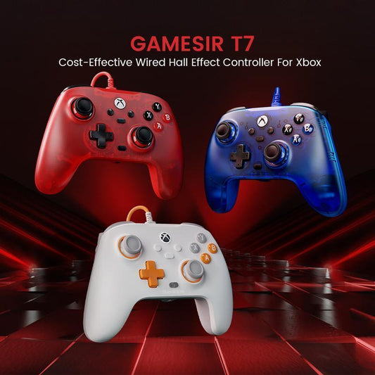 GameSir T7 Wired Entry-Level Controller for Xbox Series X|S, Xbox One & Windows 10/11 – PC Gaming Gamepad with 3.5mm Audio Jack Game Console Smartphone