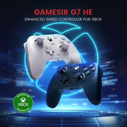 GameSir G7 HE Dual Color Wired Controller, Officially licensed Controller with Hall Effect Sticks for Xbox Series X|S, Xbox One, Windows 10|11, PC Console Smartphone