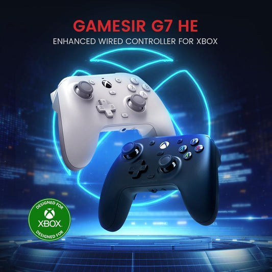 GameSir G7 HE Dual Color Wired Controller, Officially licensed Controller with Hall Effect Sticks for Xbox Series X|S, Xbox One, Windows 10|11, PC Console Smartphone