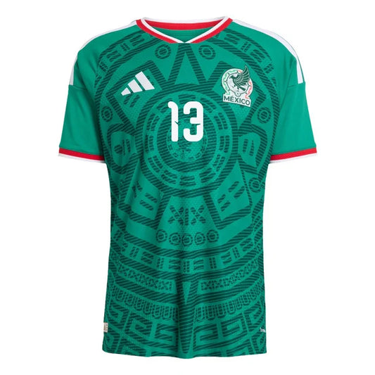 2026 World Cup G. Ochoa Mexico Soccer Jersey Player Version  Match Version - No.13 Home Green and Away White