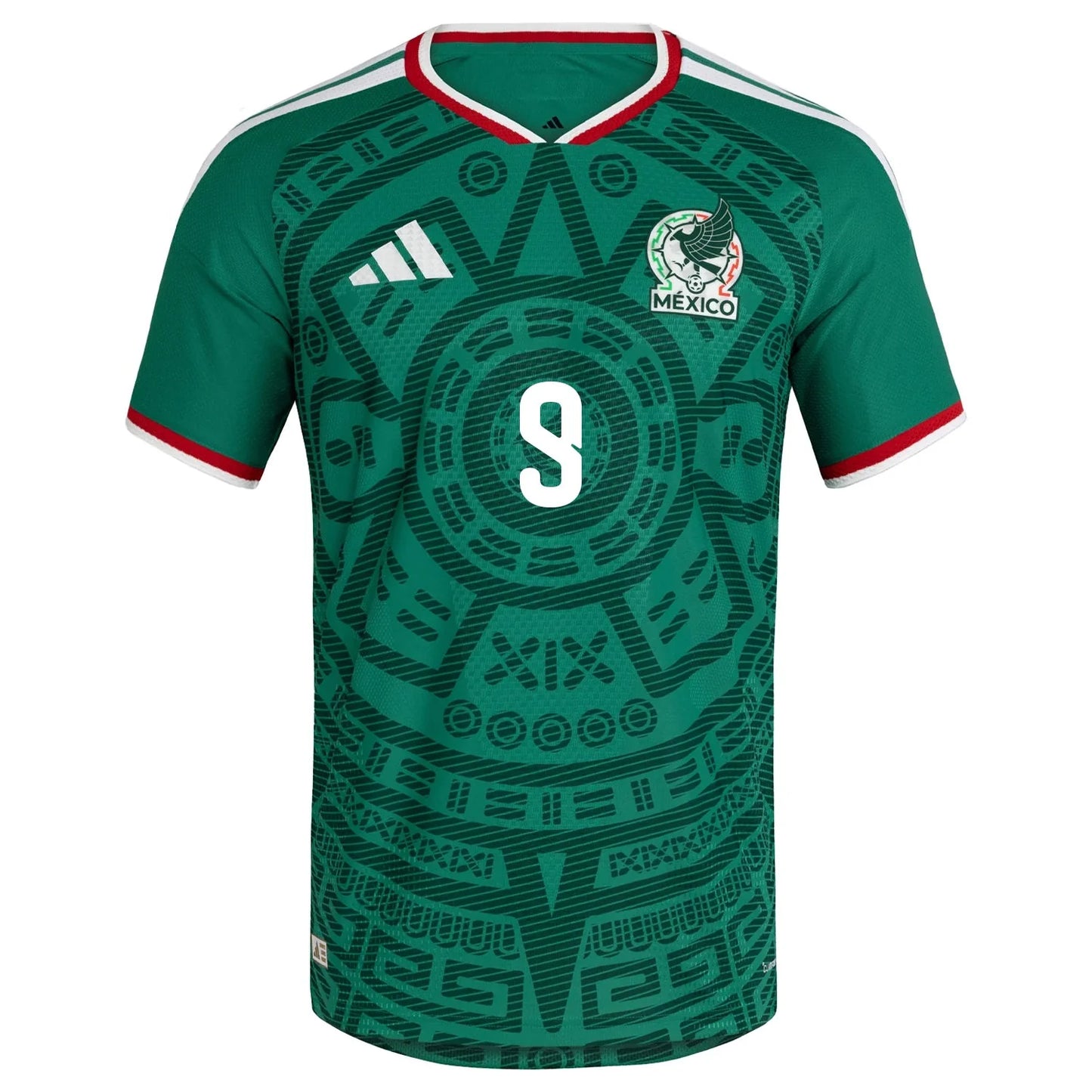 2026 World Cup Raúl Mexico Soccer Jersey Player Version  Match Version - No.9 Home Green and Away White