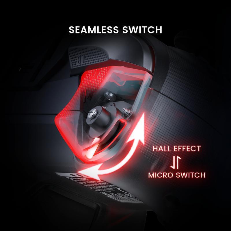 GAMESIR Cyclone 2 Wireless Controller for PC Switch iOS Android with Mag Res TMR Sticks Hall Effect Triggers RGB Lighting 6 Axis Gyro HDMI Connection Universal Joystick Console