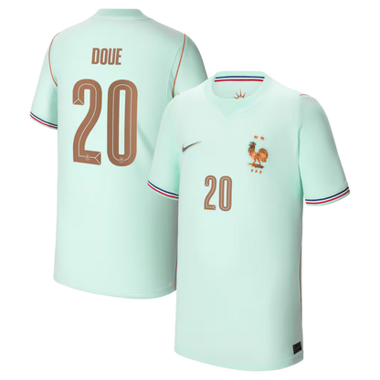 2026 World Cup Doue France Soccer Jersey Player Version  Match Version - No.20 Home Royal and Away Green