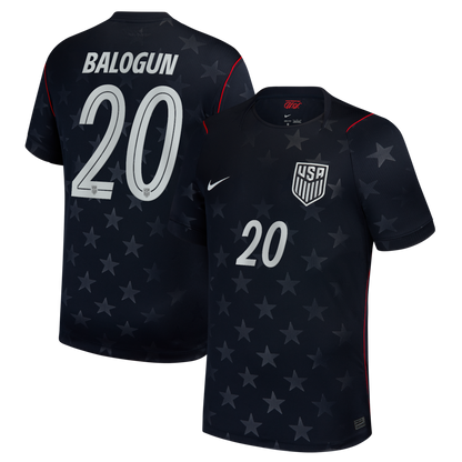 Fralin Balogun Men's USA National Soccer Team 2026 Season No. 20 Jersey - Home White and Away Black