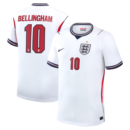 2026 World Cup Bellingham England Soccer Jersey Player Version  Match Version - No.10 Home White and Away Red