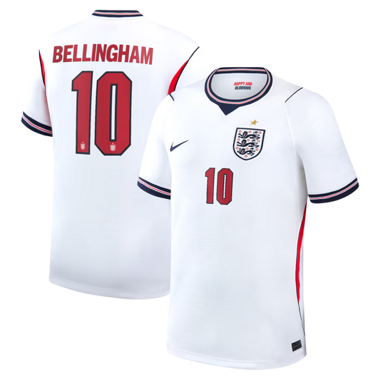 2026 World Cup Bellingham England Soccer Jersey Player Version  Match Version - No.10 Home White and Away Red