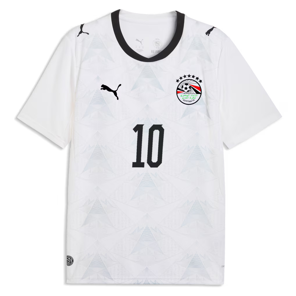 2026 World Cup Mohamed Salah Egypt Soccer Jersey Player Version  Match Version - No. 10 Home Red and Away White