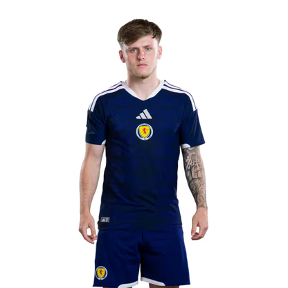 Scotland National Football Team 2026 World Cup Jersey (Player Version/Match Version) — Forwards: No.17 Ben GANNON-DOAK, No.18 George HIRST,No.20 Lawrence SHANKLAND, No.25 Findlay CURTIS