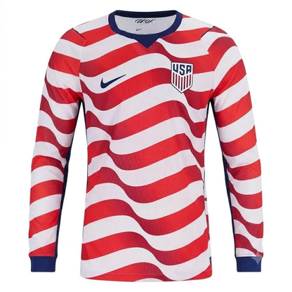 USA National Soccer Team 2026 World Cup Jersey – Long-Sleeve Version
