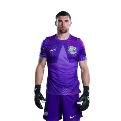 Australia National Soccer Team 2026 FIFA World Cup Jerseys (Player Version and Match Version) – Goalkeepers: #1 Mathew RYAN,#12 Paul Izzo, #18 Patrick BEACH
