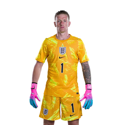 England National Soccer Team 2026 FIFA World Cup Jerseys (Player Version and Match Version) – Goalkeepers: #1 Jordan PICKFORD, #13 Dean Henderson, #23 James TRAFFORD