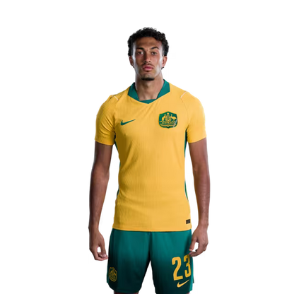 Australia National Soccer Team 2026 FIFA World Cup Jerseys (Player Version and Match Version) – Forwards: #23 Nishan VELUPILLAY,#26 Tete YENGI