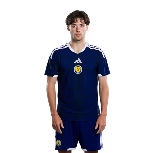 Scotland National Football Team 2026 World Cup Jersey (Player Version/Match Version) — Defenders: No.2 Aaron HICKEY, No.3 Andy ROBERTSON,No.5 Grant Hanley