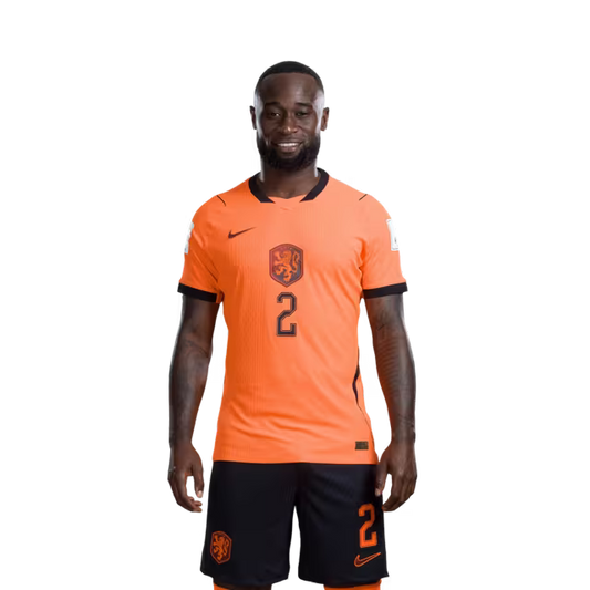 Netherlands National Team 2026 World Cup Jersey (Player Version/Match Version) — Defenders: No. 2 Lutsharel Geertruida, No. 4 Virgil van Dijk, No. 5 Nathan Aké / Verdedigers: nr. 2 Lutsharel Geertruida, nr. 4 Virgil van Dijk, nr. 5 Nathan Ake
