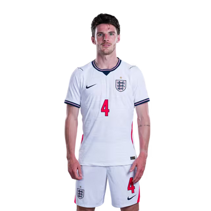 England National Soccer Team 2026 FIFA World Cup Jerseys (Player Version and Match Version) – Midfielders: #4 Declan RICE, #8 Elliot ANDERSON, #10 Jude BELLINGHAM