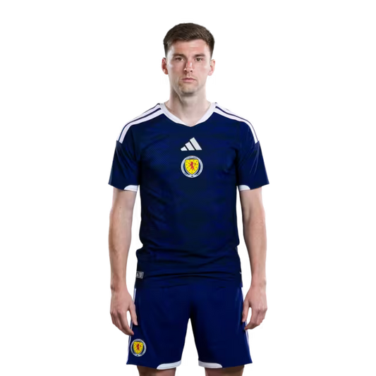 Scotland National Football Team 2026 World Cup Jersey (Player Version/Match Version) — Defenders: No.6 Kieran Tierney, No.13 Jack Hendry,No.15 John SOUTTAR