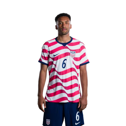 USA 2026 World Cup Jersey - Player Version - Match Version - Defenders: 6 Auston TRUSTY, 12 Miles ROBINSON, 13 Tim REAM