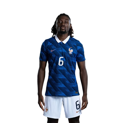France National Football Team 2026 World Cup Jersey (Player Version/Match Version) — Midfielders: No. 6 Manu Koné, No. 8 Aurélien Tchouaméni, No. 13 N'Golo Kanté / Milieux de terrain : n° 6 Manu Koné, n° 8 Aurélien Tchouaméni, n° 13 Ngolo KANTE