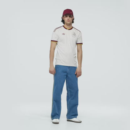 2026 World Cup Spain Away Jersey - Support your team in a heritage-inspired, slim-fit jersey with a crew neck and Climacool.