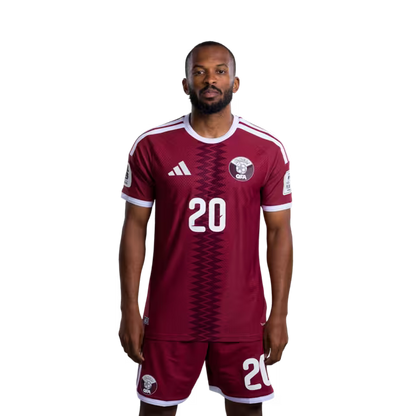 2026 World Cup Qatar Soccer Jersey Player Version  Match Version - Midfielder No.20 AHMED FATHY, No.23 ASSIM MADIBO