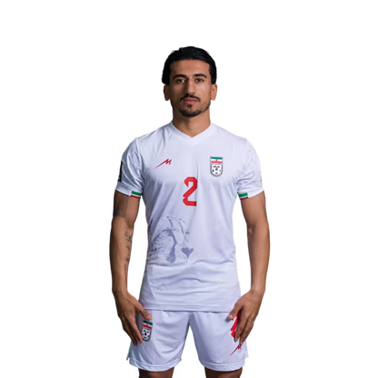 جام جهانی فوتبال ایران 2026 نسخه بازیکن نسخه مسابقه - مدافع شماره 2 صالح حردانی شماره 3 احسان حاجی صفی شماره 4 شجاع خلیل زاده