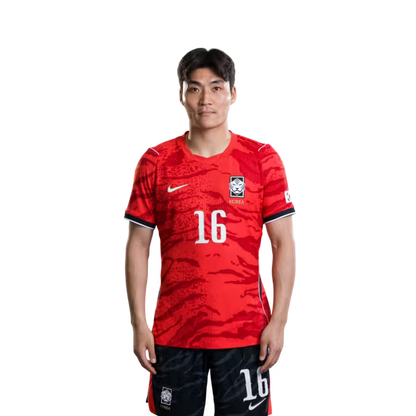2026 월드컵 대한민국 축구 선수 유니폼 (경기용) - 수비수 16번 박진섭, 22번 설영우, 23번 카스트롭 옌스