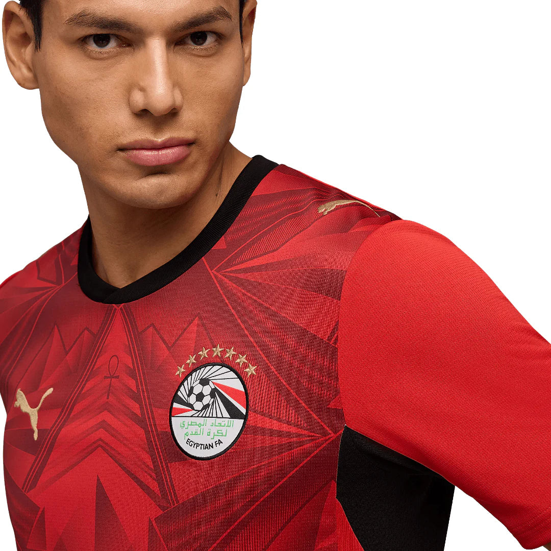 2026 World Cup Mohamed Salah Egypt Soccer Jersey Player Version  Match Version - No. 10 Home Red and Away White