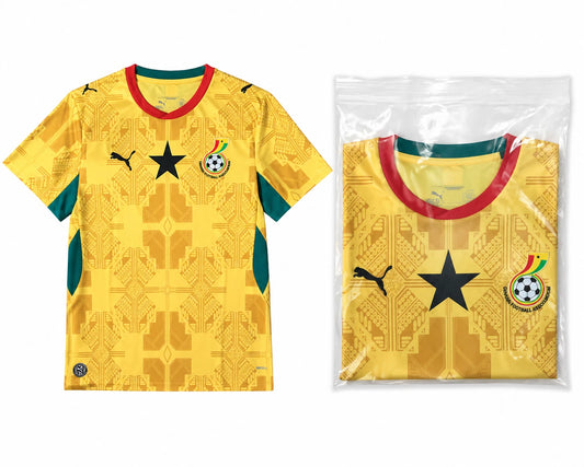 2026 World Cup Ghana Soccer Jersey Player Version  Match Version