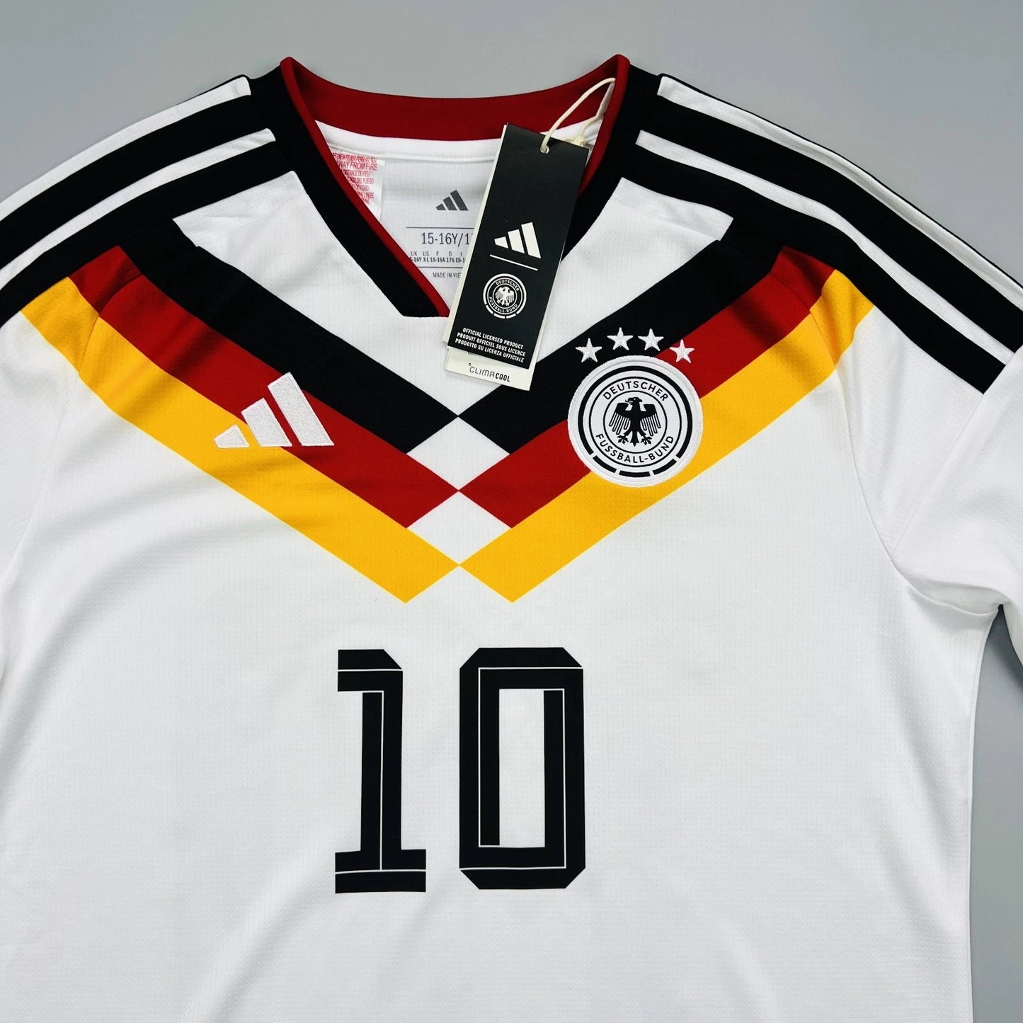 2026 World Cup Musiala Germany Soccer Jersey Player Version  Match Version - No.10 Home White and Away Blue