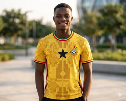 2026 World Cup Ghana Soccer Jersey Player Version  Match Version