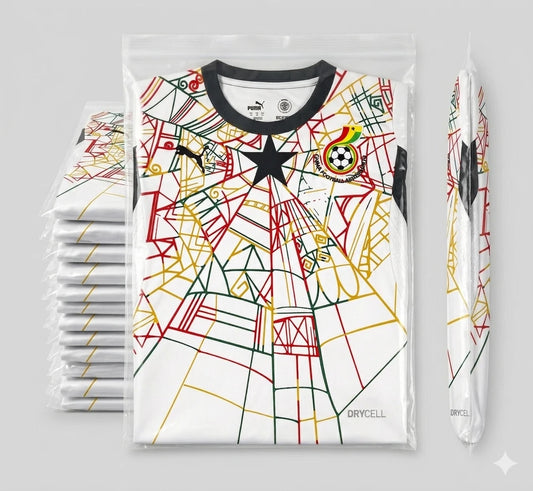 2026 World Cup Ghana Soccer Jersey Player Version  Match Version