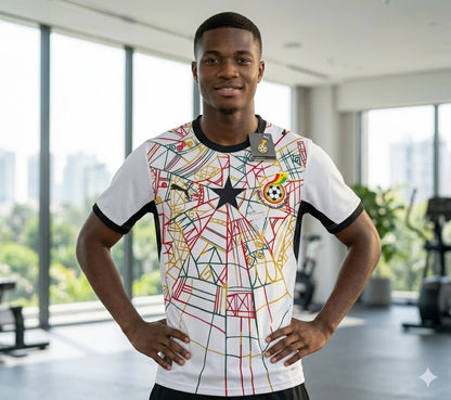2026 World Cup Ghana Soccer Jersey Player Version  Match Version